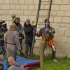 Tournage (téiévision) Jeanne d'Arc - une sainte , une guerrière. 